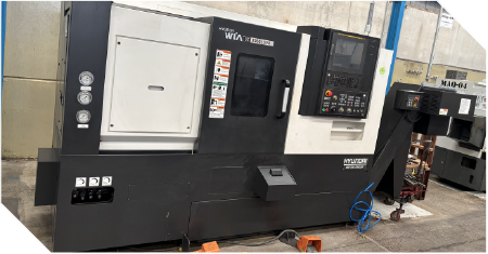 Máquina CNC Hyundai WIA KIT4500 para producción industrial