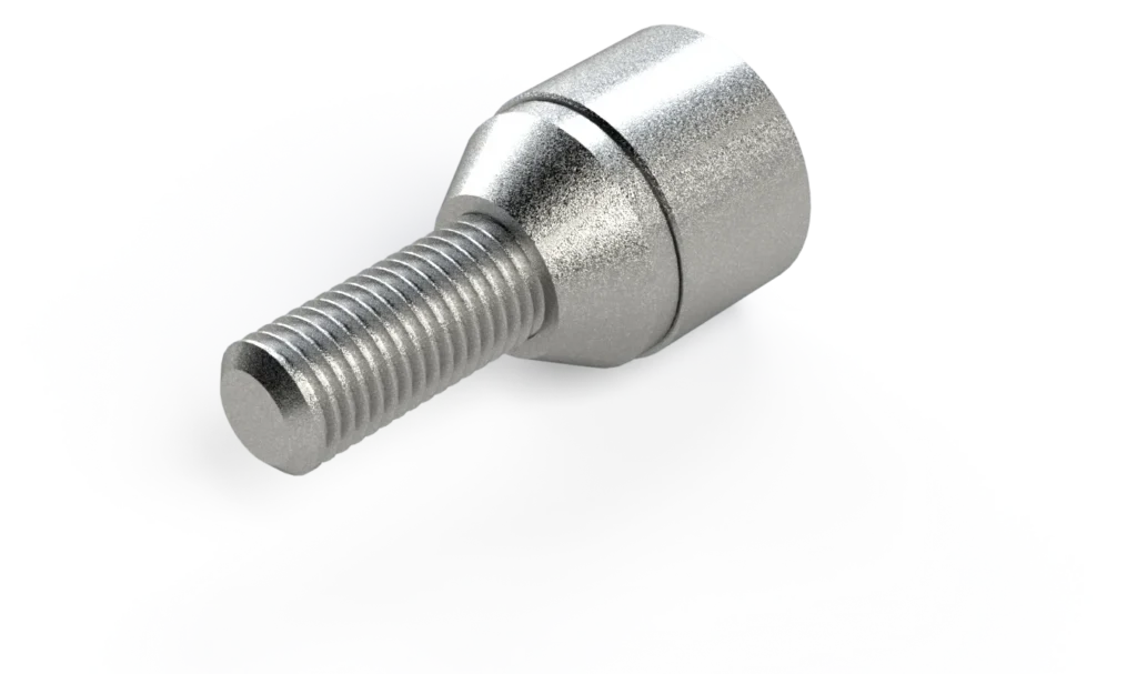 Tornillo con recubrimiento electrolítico de zinc alcalino de alta resistencia anticorrosiva