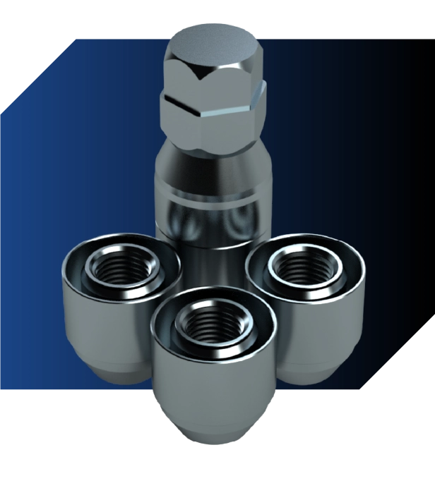 Tuerca de seguridad M12X1.25, clave C-202, para sistemas de rueda automotrices