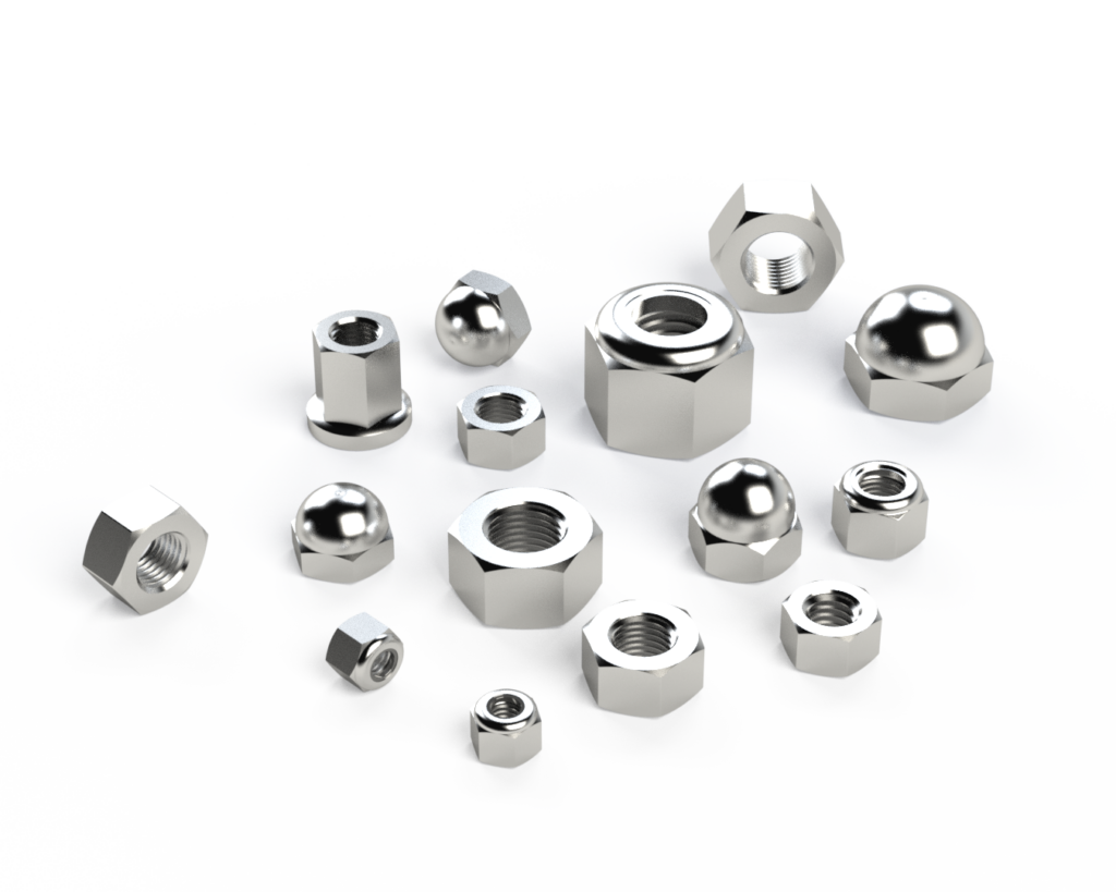 Tuercas hexagonales, de seguridad y especiales fabricadas por Forja en Frío
